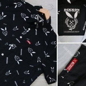DIXXON Black Playboy 'THE GENT' Performance Party Shirt Men's M Limited D-Lite